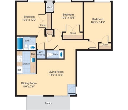 Floorplan - The Fields of Alexandria