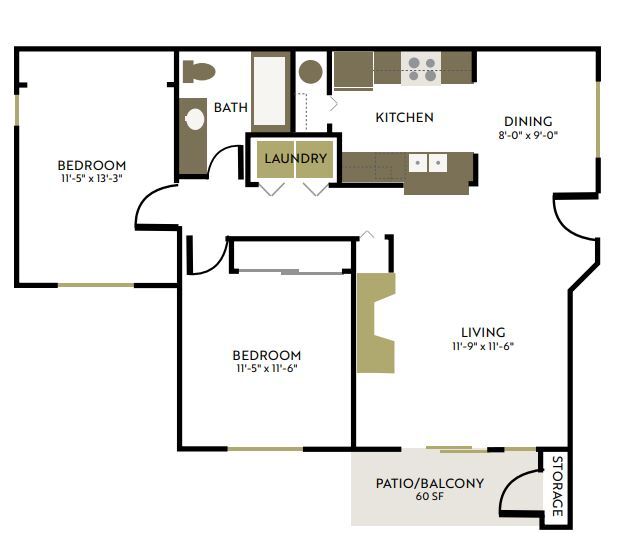 Floorplan - Artesia Apartments