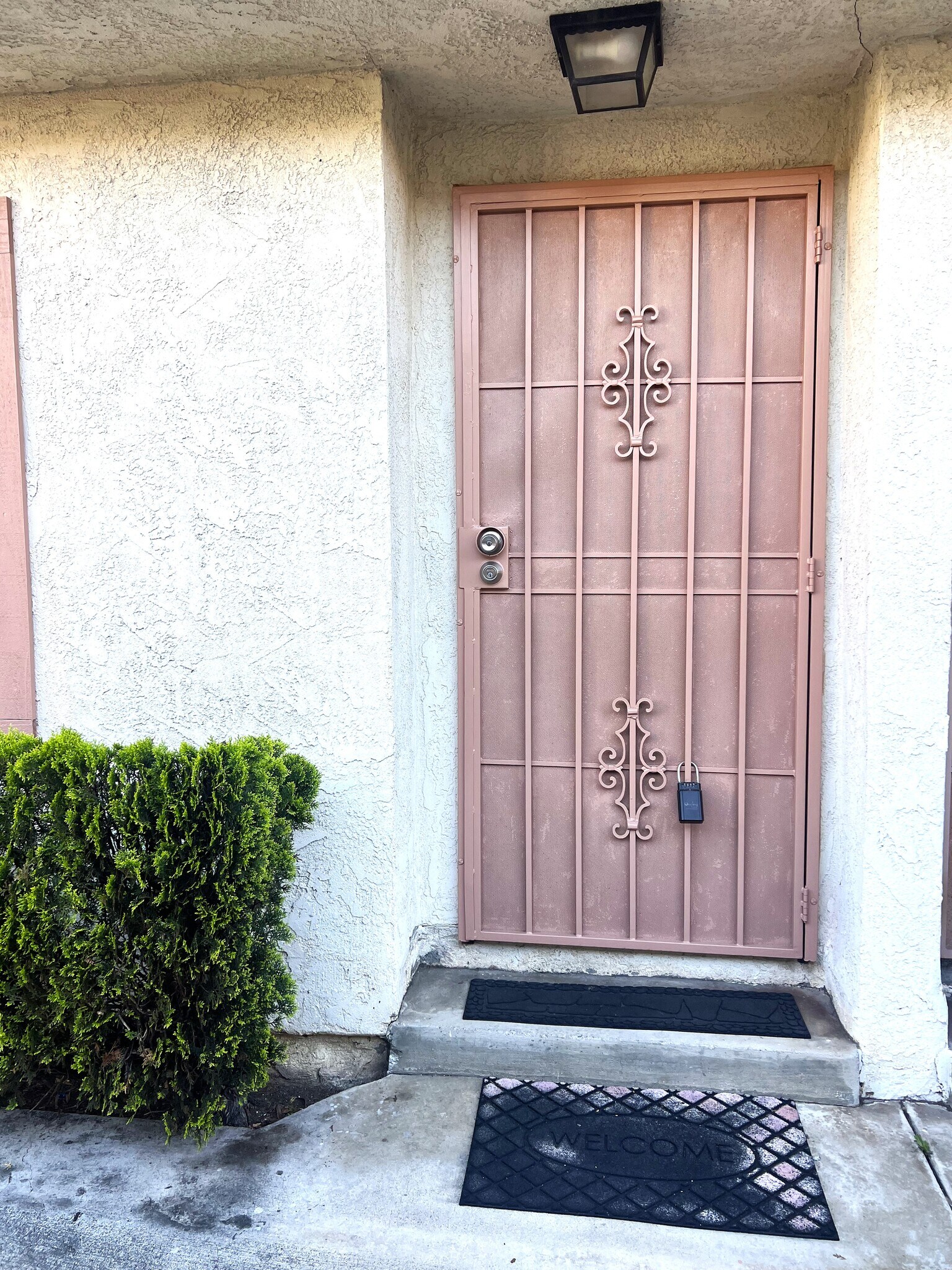 Entrance: Metal door - 338 W Plymouth St