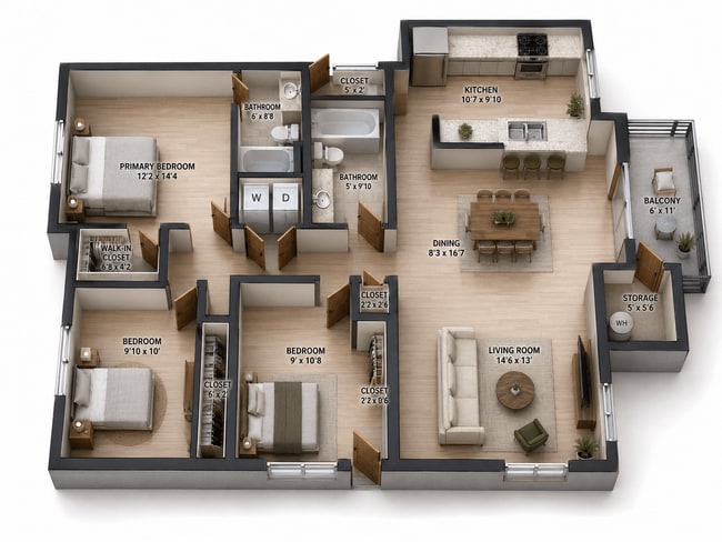 Floorplan - The Landing at Sutton Place