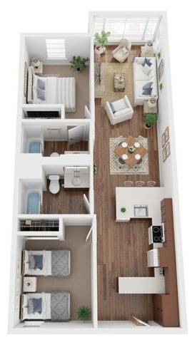 B1 Floorplan - Telegraph Gardens