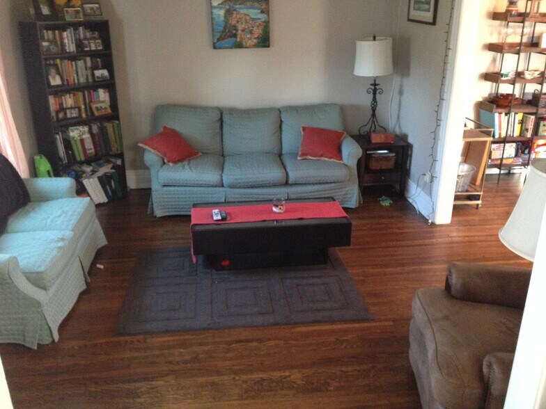 Living Room from Stairs - 203 Hillside Ave