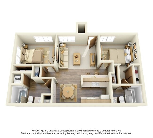 Floorplan - Country Club at The Meadows - 55+ Senior Apartments