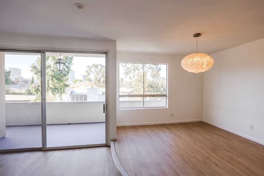 Living Room Views & Balcony - 10650 Holman Ave