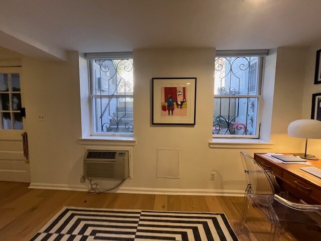 View from front room to patio - 1840 Wyoming Ave NW