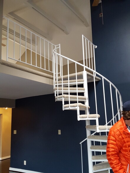 Stairs to loft bedroom - 8207 Grubb Road
