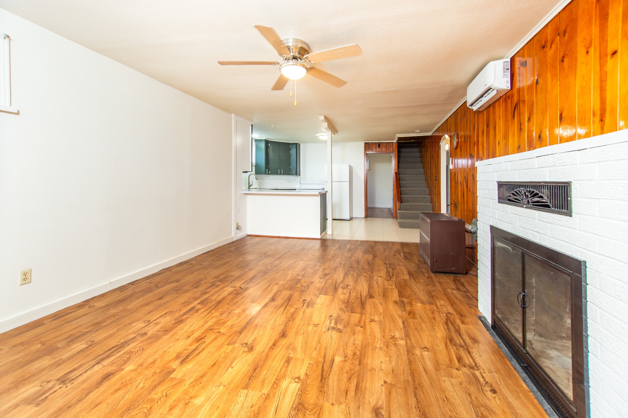 View from far end of living room - 318 Saint Onge St