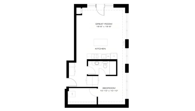 Floorplan - East River Apartments