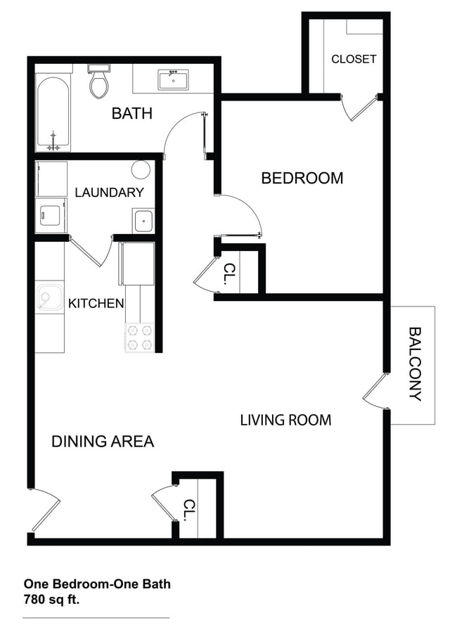 Floorplan - Westbury Lake Apartments