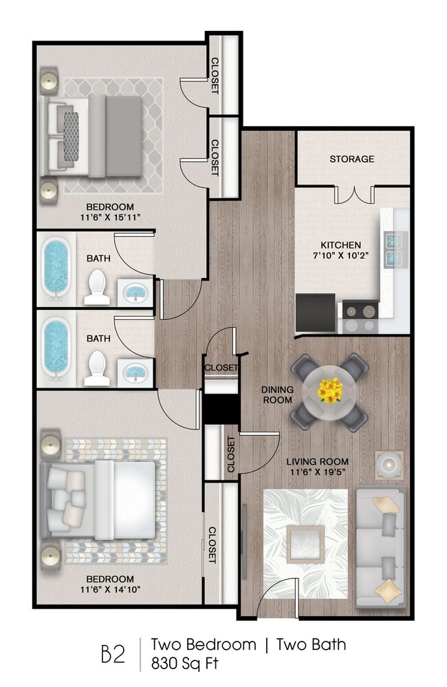 Floorplan - The Greens on 5th