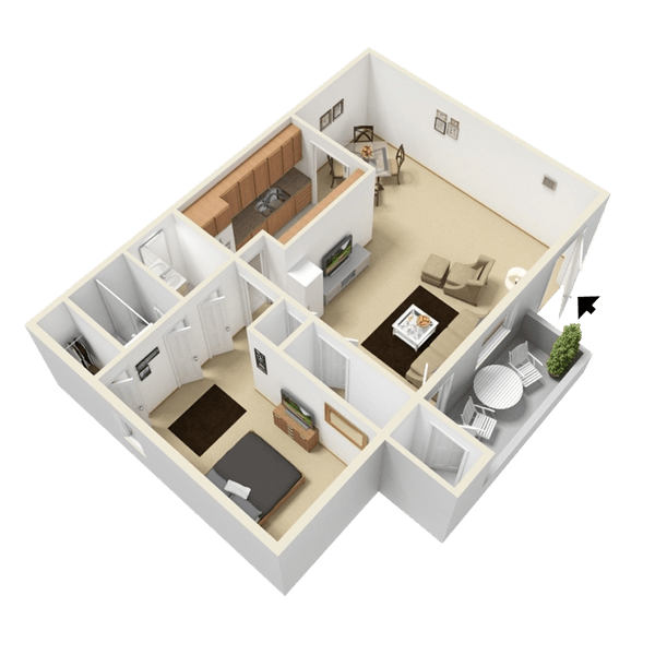 Floorplan - Norte Villas Apartments