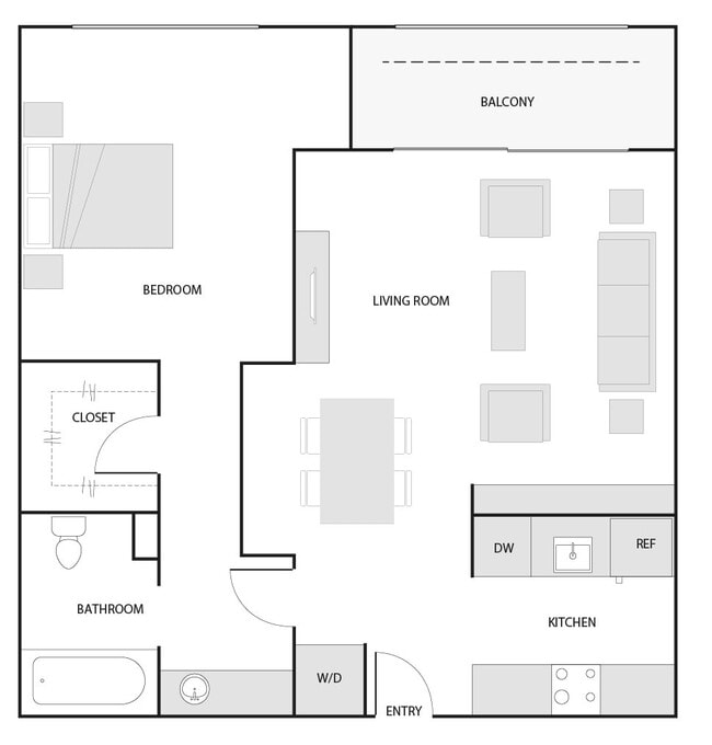 Floorplan - Marlin Cove Apartments