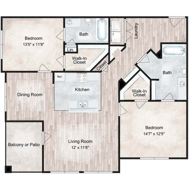 Floorplan - The Residence at Old Hickory Lake