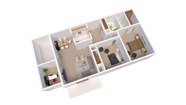 Floorplan - The Lodge Apartments