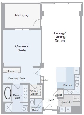 1BR/1.5BA - Silo Point