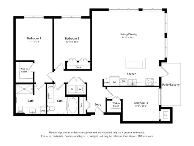 Floorplan - The Oasis at Twin Lakes