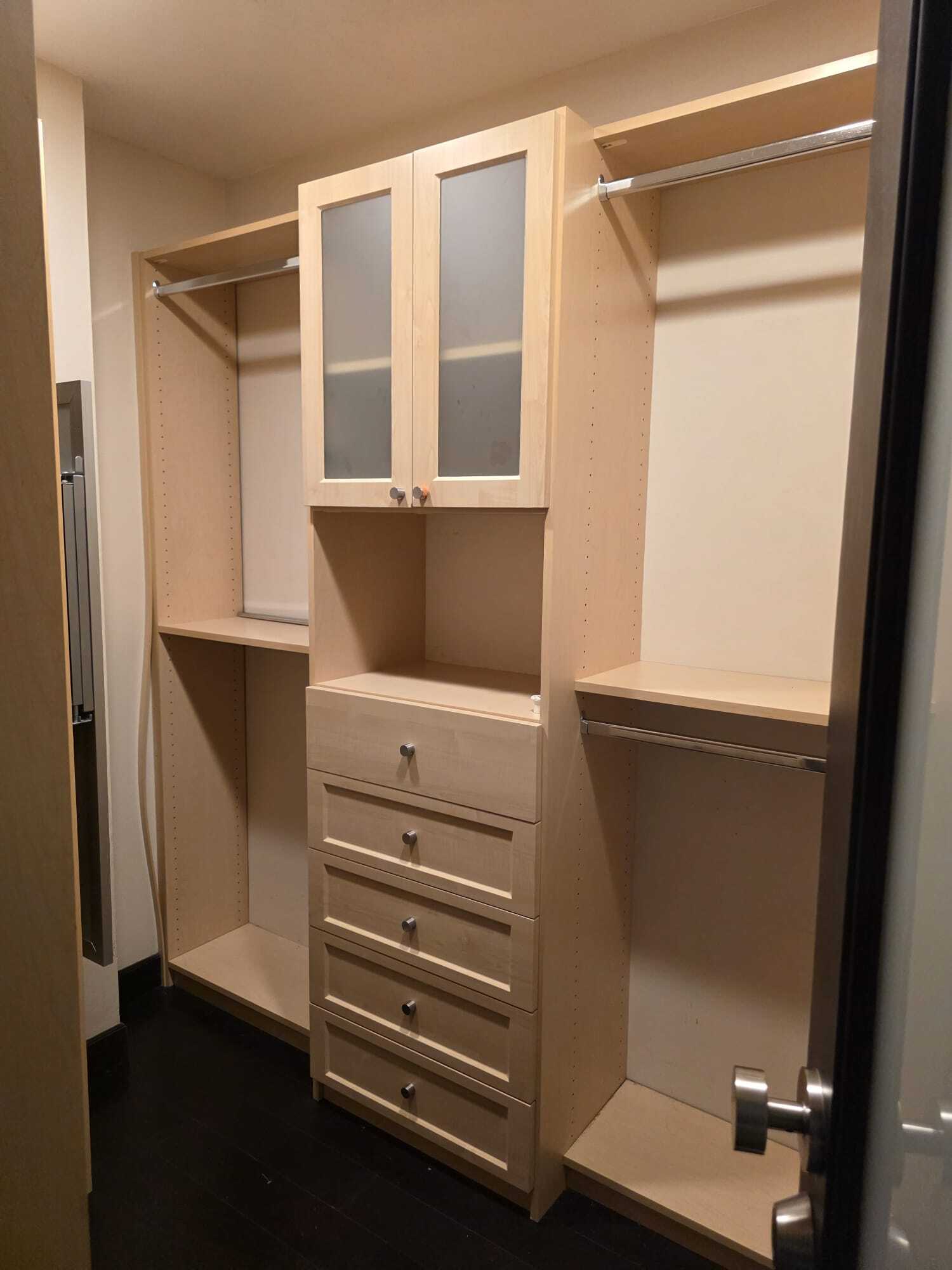 Custom closet Bedroom 1 - 800 W 1st St