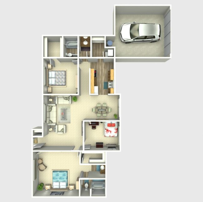 Floorplan - Elevation Apartments