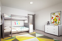 Rendering of a bedroom - Holly Ridge