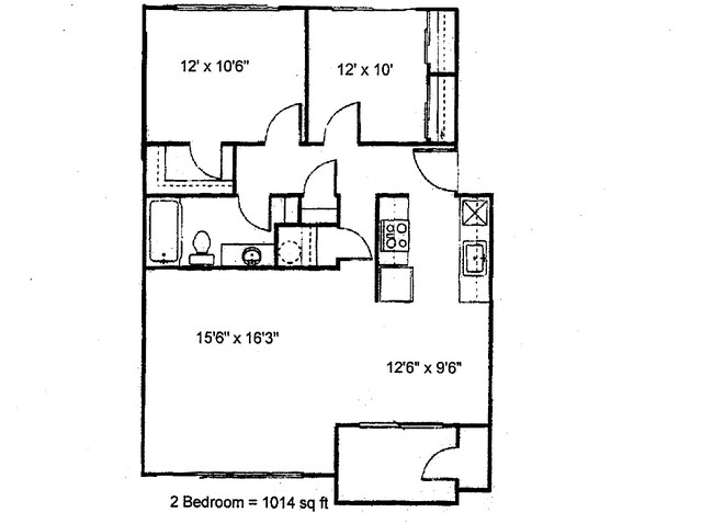 Floorplan - Images Springcreek Apartments