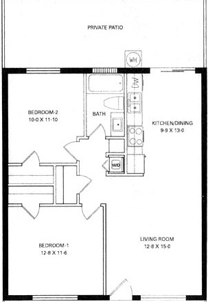 2BR/1BA - Arcadia Rose Garden Condominiums