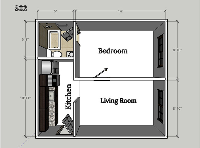 Floorplan - Close to UWRF and CVTC