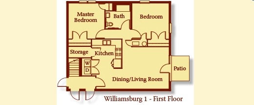 Williamsburg First Floor - The Georgetown Apartment Homes