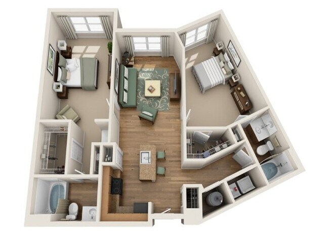 Floorplan - Summerfield At Morgan Metro Apartments