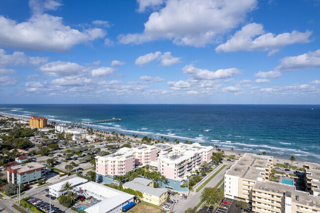 Aerial Photo - Ocean Plaza on Deerfield Beach