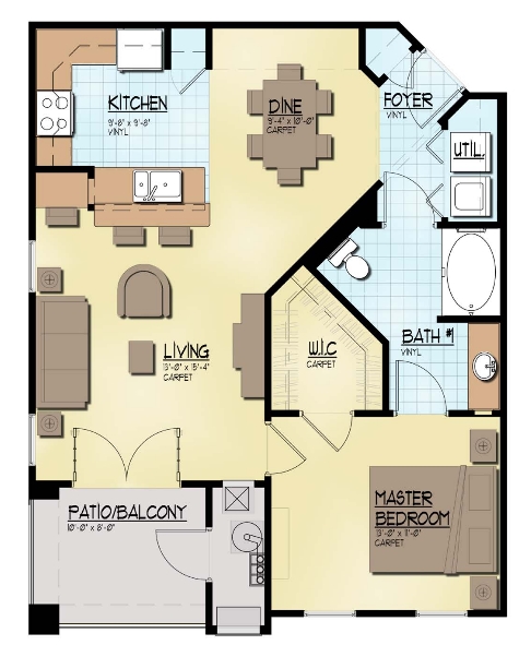 1BR/1BA - Beaumont