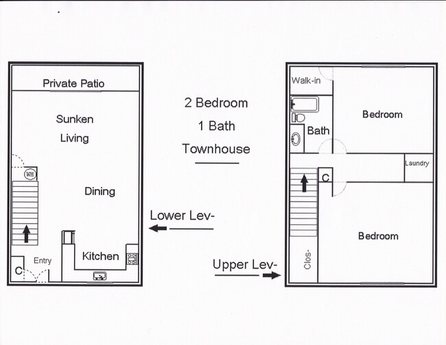 Floorplan - Canby Gardens Townhomes