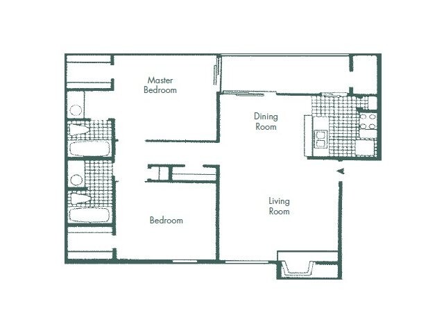 Floorplan - West Wind Apartments