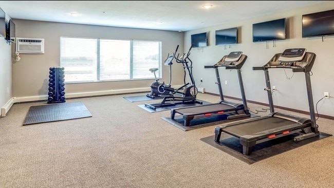 fitness room - Panther Heights Apartments