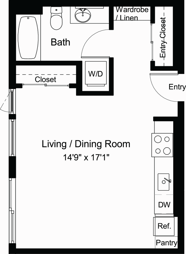 Floorplan - Chloe on Madison