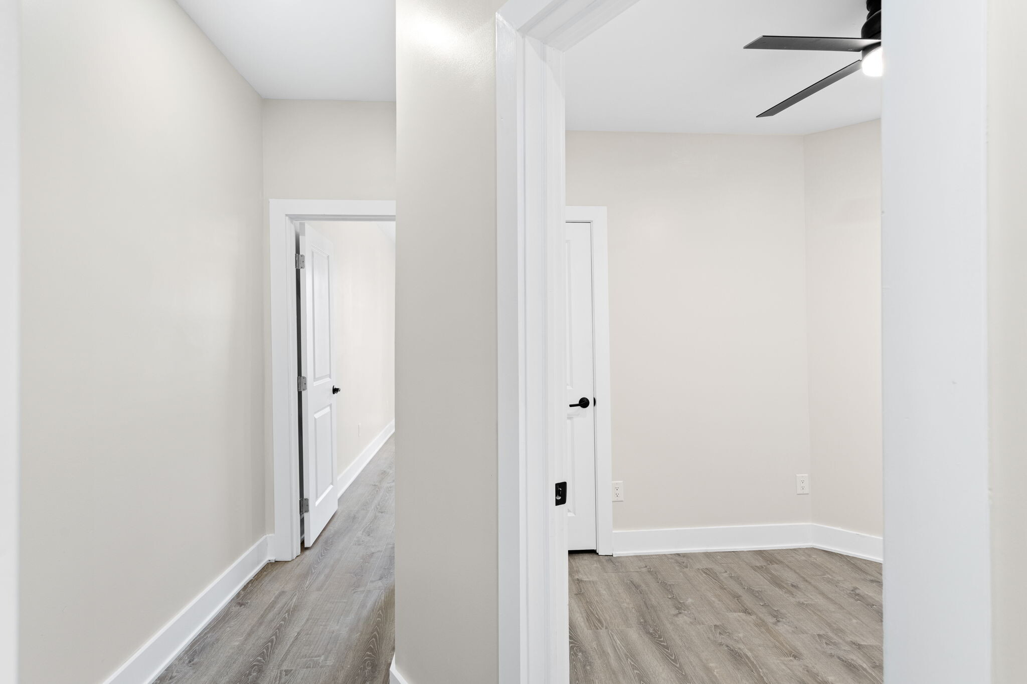 Unit 1 hall & bedrooms - 811 S 56th St