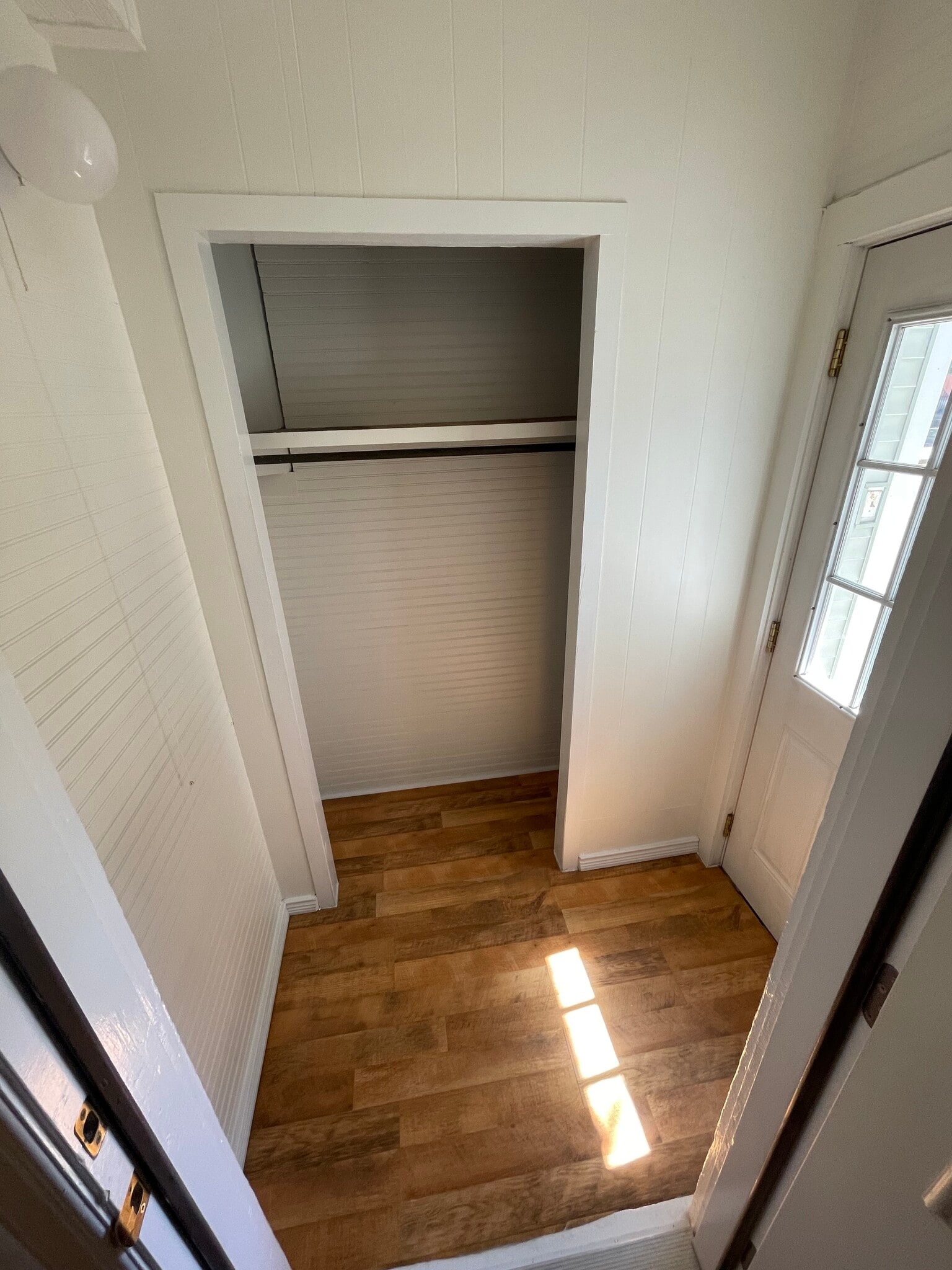 View of the entire mudroom from the kitchen - 1219 State St
