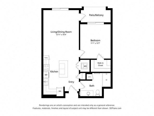 Floorplan - The Solstice of Mesa 55+ Apartments