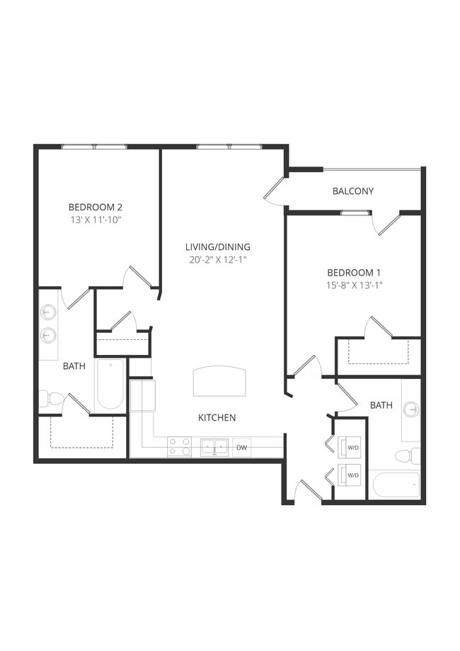 Floorplan - Lofts at Watters Creek Apartments