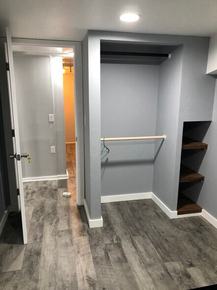 Closet of basement bedroom - 1357 Pinyon Ave