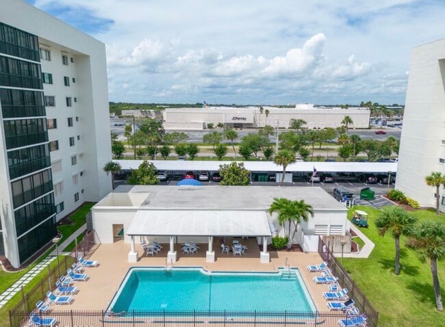 Mall is walking distance next to reserved parking - 250 S Sykes Creek Pky