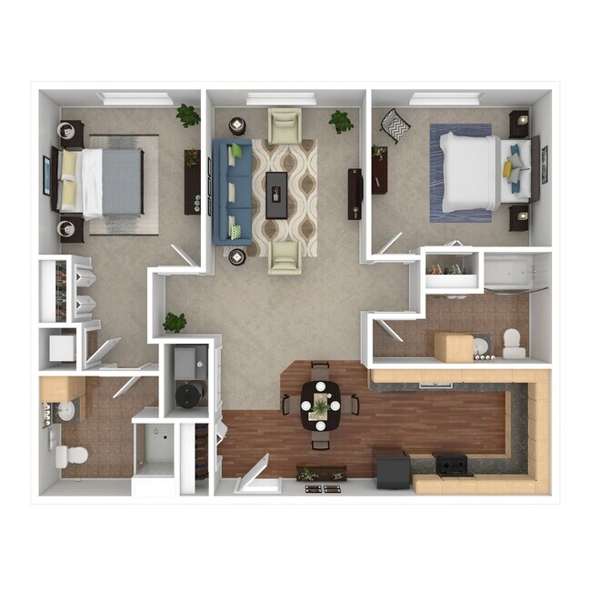 Floorplan - Iron Point Apartments