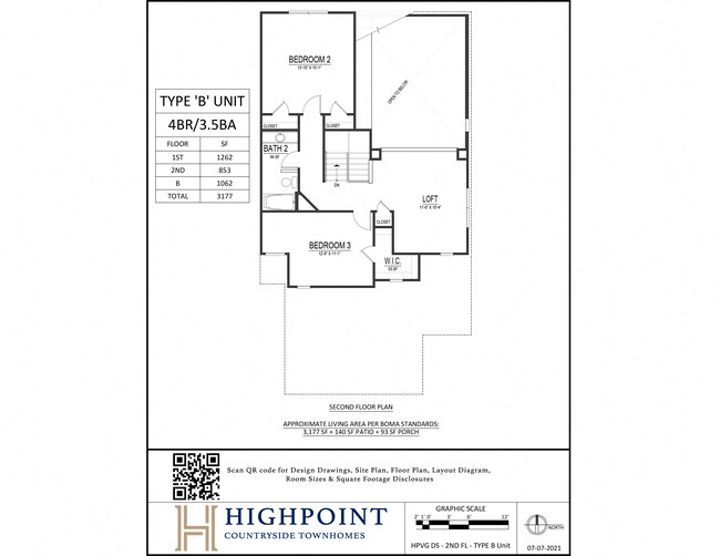 Floorplan - HIGHPOINT Countryside Townhomes