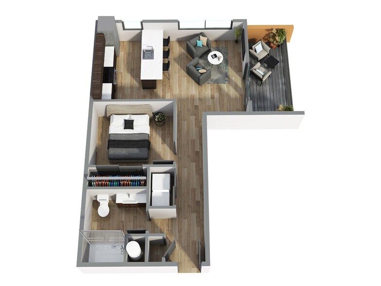 floorplan - 718 W Babcock St