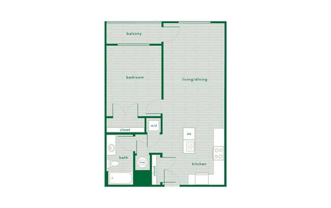 Floorplan - The Piedmont Raleigh