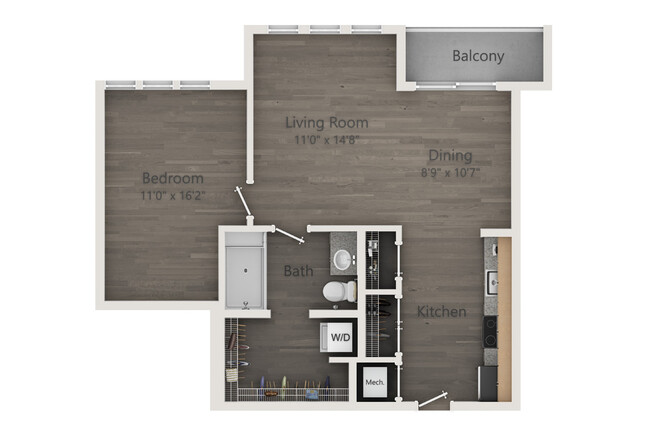 Elkhorn One Bedroom - Pearl Flats