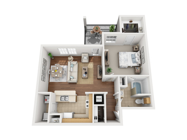 Floorplan - Riviera Apartments