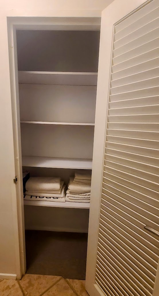 Linen closet. - 3 Island Ave