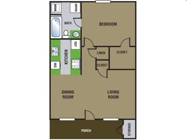 1BR/1BA - Meadow Walk