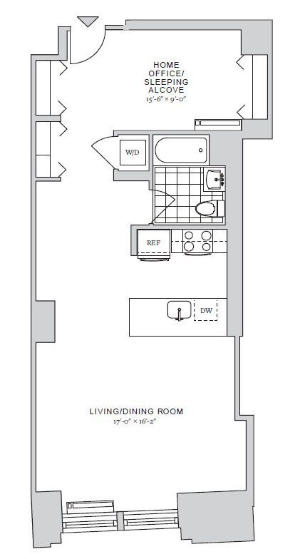 Floorplan - 70 Pine Apartments