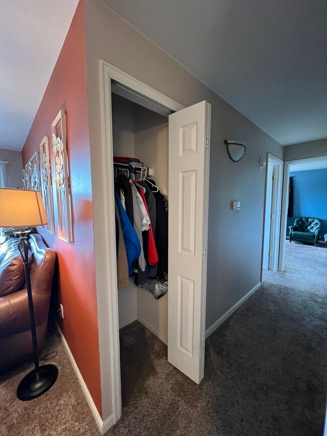 Coat closet in hallway - 4670 White Rock Cir